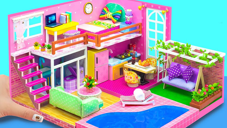 #5. Doll House Design: Home Design (Android) By: Phone Games Studio