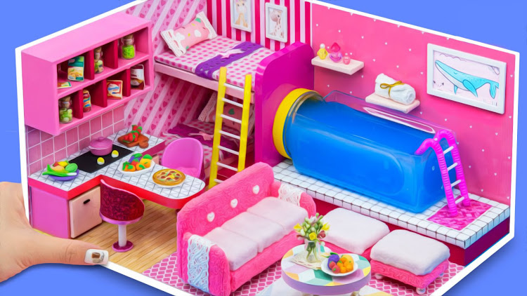 #7. Doll House Design: Home Design (Android) By: Phone Games Studio