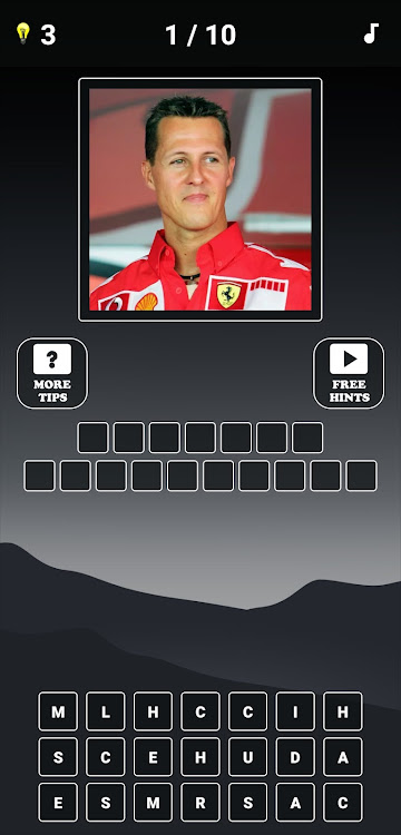 #2. Formula 1:Guess F1 Driver Quiz (Android) By: Gryffindor apps