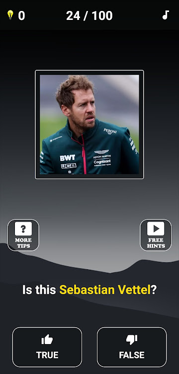 #3. Formula 1:Guess F1 Driver Quiz (Android) By: Gryffindor apps