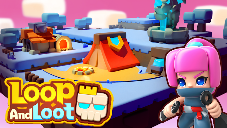 #2. Loop & Loot™: Merge RPG (Android) By: Funovus