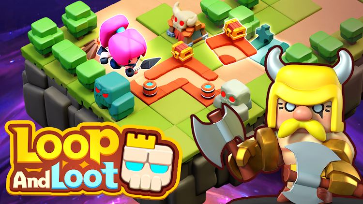 #9. Loop & Loot™: Merge RPG (Android) By: Funovus