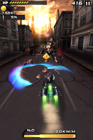 #3. Death Moto 2 : Zombile Killer (Android) By: Icloudzone Shooter GAMES