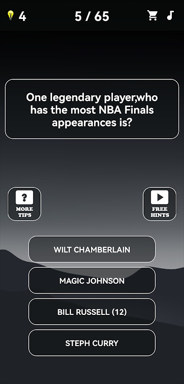 #7. Guess Basketball Player Quiz (Android) By: Gryffindor apps