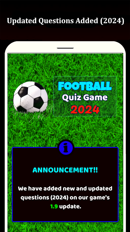 #9. Football Quiz Game 2024 (Android) By: Gusta Gaming