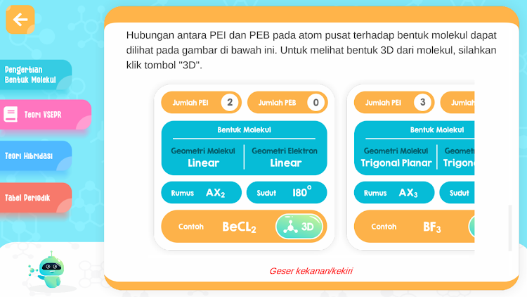 #3. Bentuk Molekul 3D Simulasi (Android) By: Qreatif