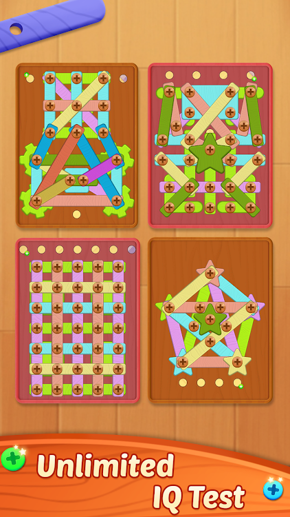 #6. Color Bolts - Screw Puzzle (Android) By: CSCMobi Publishing