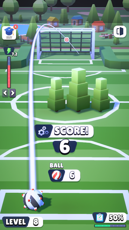 #5. Penalty Football Online (Android) By: OUTPLAY GAME STUDIO