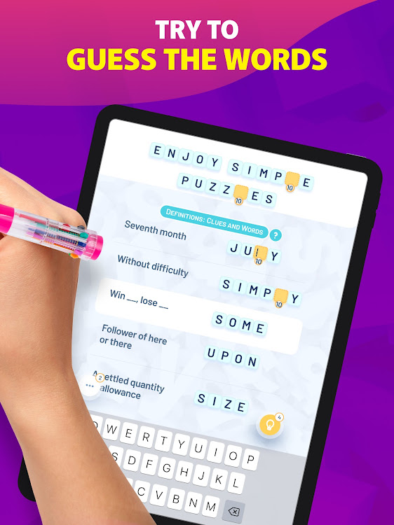 #8. Crostic Crossword－Word Puzzles (Android) By: Severex