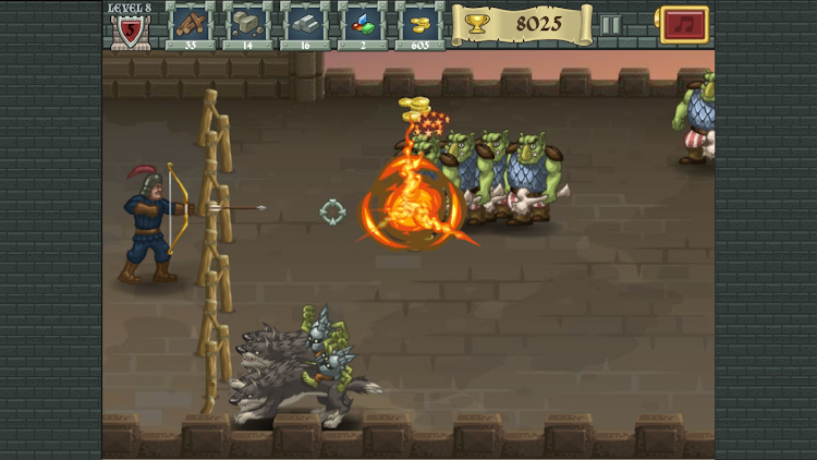 #8. Goblins at the Gates (Android) By: Creative Spark Studios