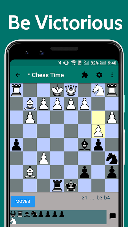 #2. Chess Time - Multiplayer Chess (Android) By: Haptic Apps, LLC