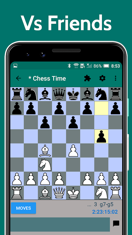 #3. Chess Time - Multiplayer Chess (Android) By: Haptic Apps, LLC