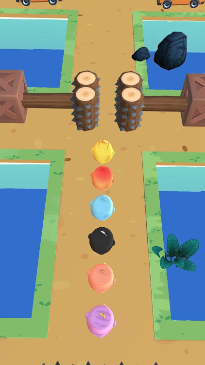 #2. Chicken Sprint Road Cross Game (Android) By: Joypad Unicorn Studio LTD