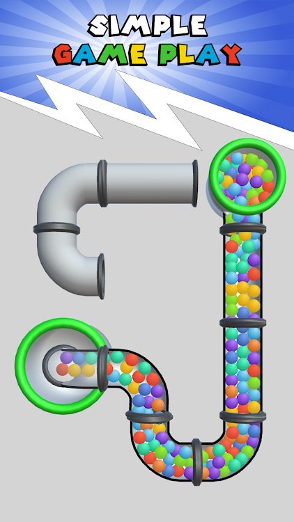 #3. Pipes and Balls (Android) By: MesibaGames