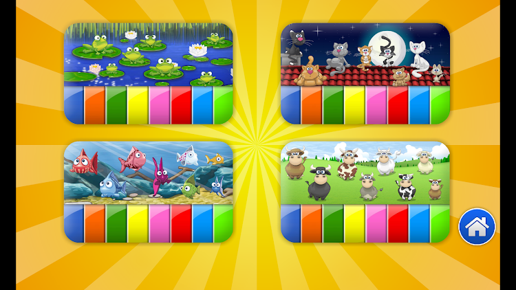 #2. Funny Animals Piano (Android) By: 4enc.com