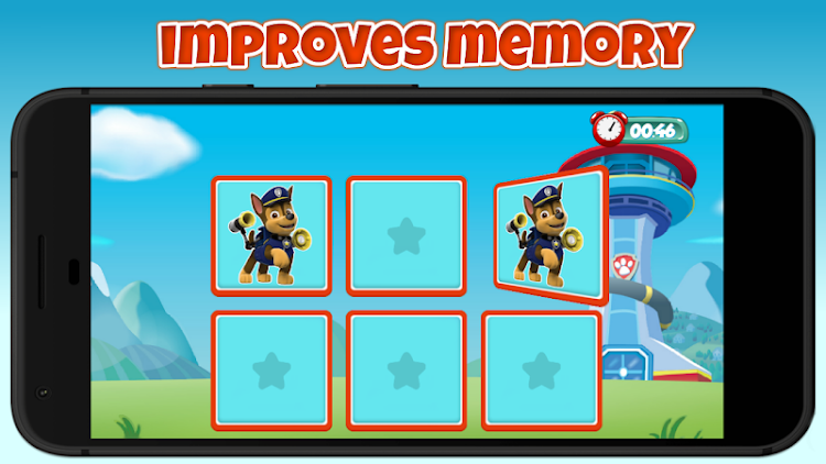 #3. Memory matching game for kids (Android) By: Game Kids App