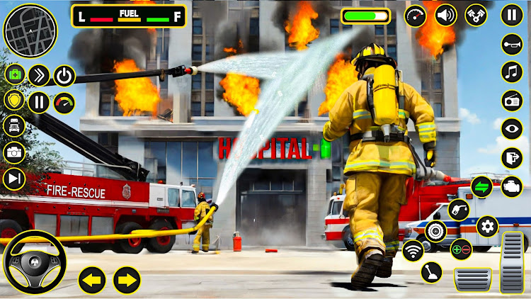 #5. Fire Truck Firefighter Rescue (Android) By: LoopStack Studio