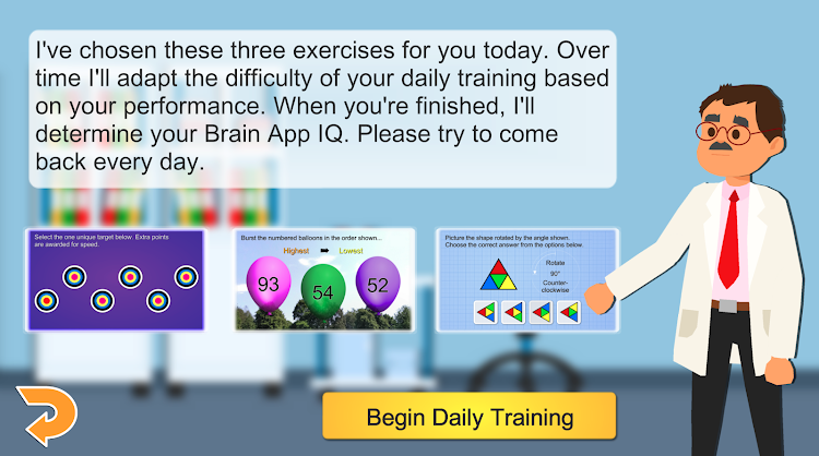 #4. Brain App Daily Brain Training (Android) By: Chris Mayer