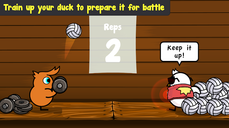 #2. Duck Life 7: Battle (Android) By: MAD.com