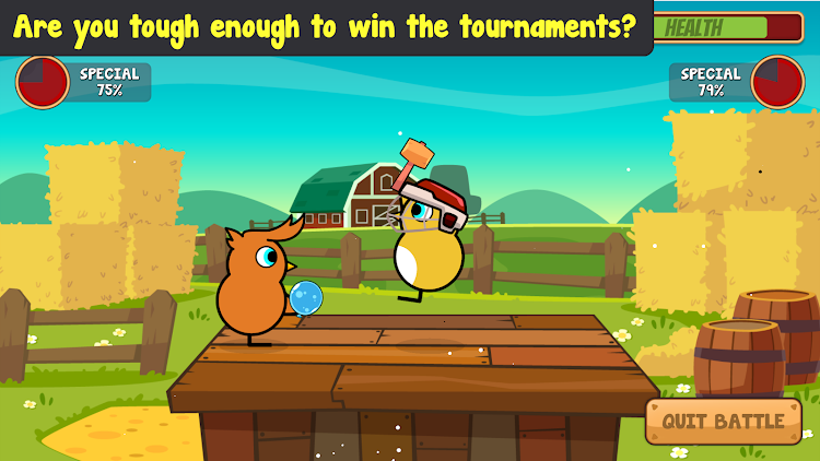 #8. Duck Life 7: Battle (Android) By: MAD.com