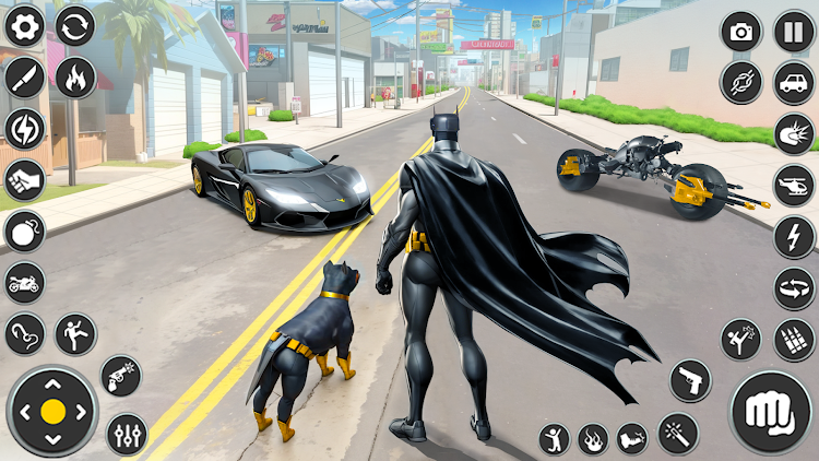 #5. Bat Superhero Man Hero Games (Android) By: SuperGamez Hub