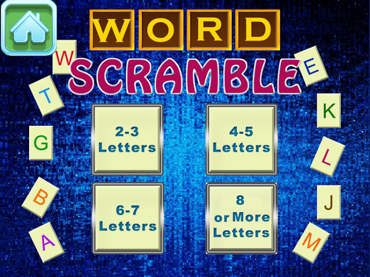 #2. Word Scramble Game - Puzzle & (Android) By: DigiGalaxy®