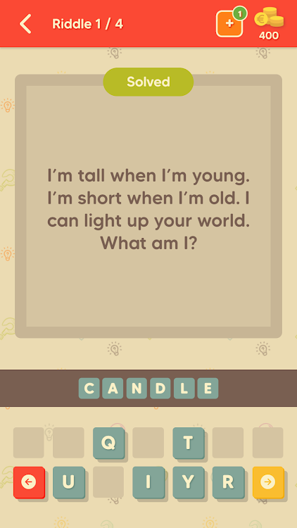 #6. Riddle Me - A Game of Riddles (Android) By: Eggies