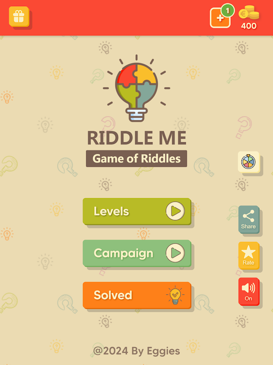 #9. Riddle Me - A Game of Riddles (Android) By: Eggies