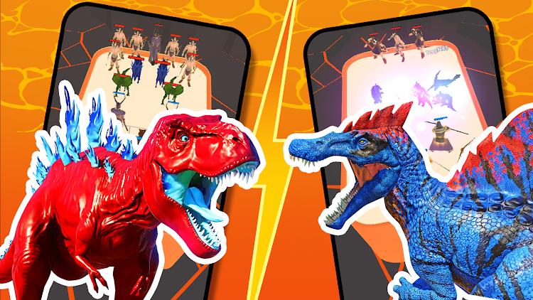 #2. Merge Dinosaur - Fuse & Fight (Android) By: BigQ Apps