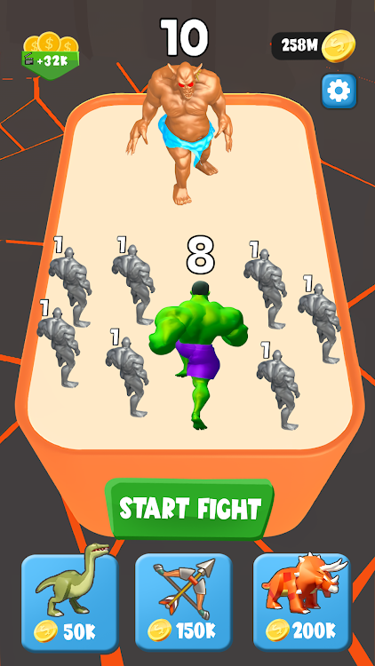 #8. Merge Dinosaur - Fuse & Fight (Android) By: BigQ Apps