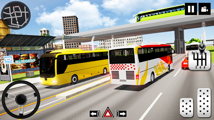 #3. Coach Bus Driving - Bus Games (Android) By: TW Games Studios