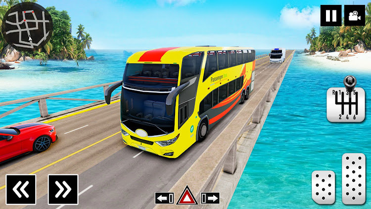 #4. Coach Bus Driving - Bus Games (Android) By: TW Games Studios