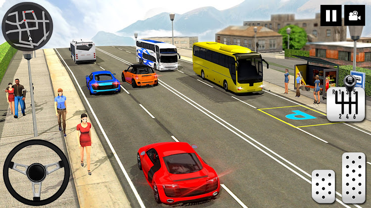 #5. Coach Bus Driving - Bus Games (Android) By: TW Games Studios