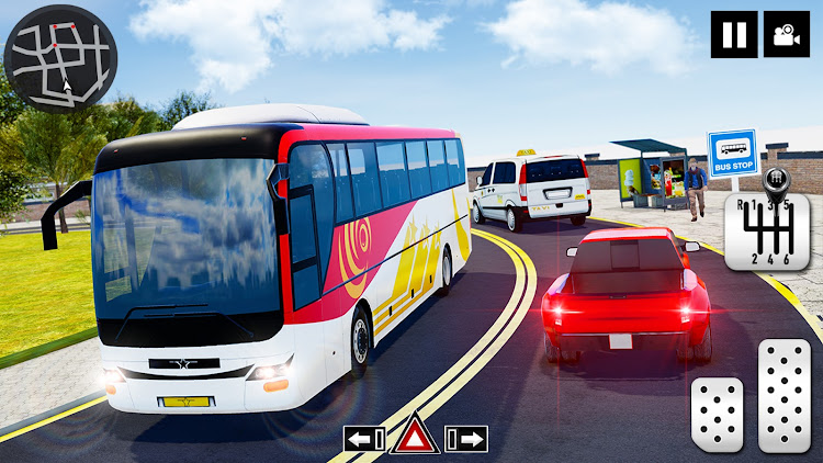 #7. Coach Bus Driving - Bus Games (Android) By: TW Games Studios