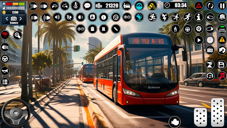 #9. Coach Bus Driving - Bus Games (Android) By: TW Games Studios