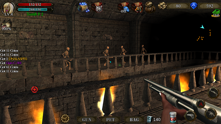 #3. Dungeon Shooter : Dark Temple (Android) By: IMCrazy