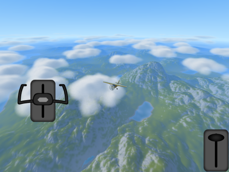 #8. Plane the Mountains 3D (Android) By: Marspixels