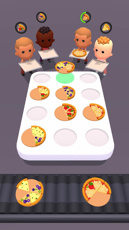 #4. Pizza Sort 3D (Android) By: Tiger Games Lab