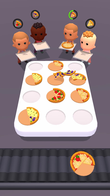 #5. Pizza Sort 3D (Android) By: Tiger Games Lab