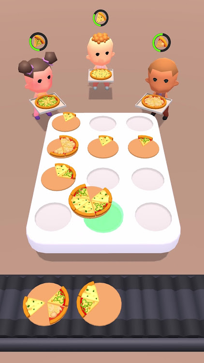 #6. Pizza Sort 3D (Android) By: Tiger Games Lab