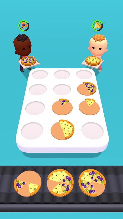 #9. Pizza Sort 3D (Android) By: Tiger Games Lab