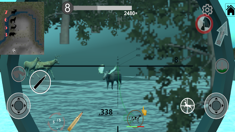 #5. Hunting Simulator Games (Android) By: Woodcock entertainment