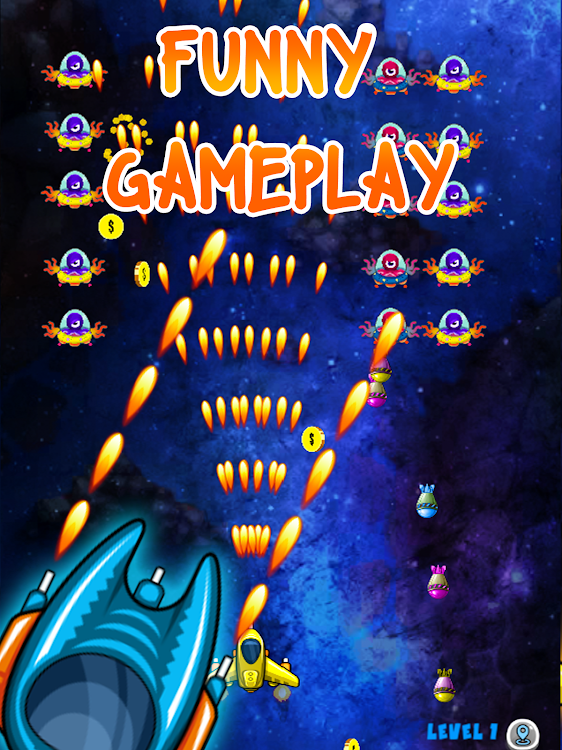 #2. Alien Invader Galaxy Shooter (Android) By: Faa22thip