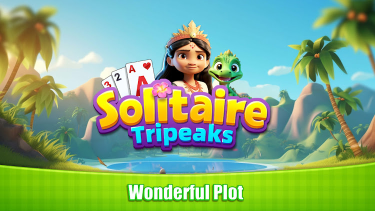 #4. Solitaire TriPeaks India (Android) By: kungfu mahjong® solitaire shooter