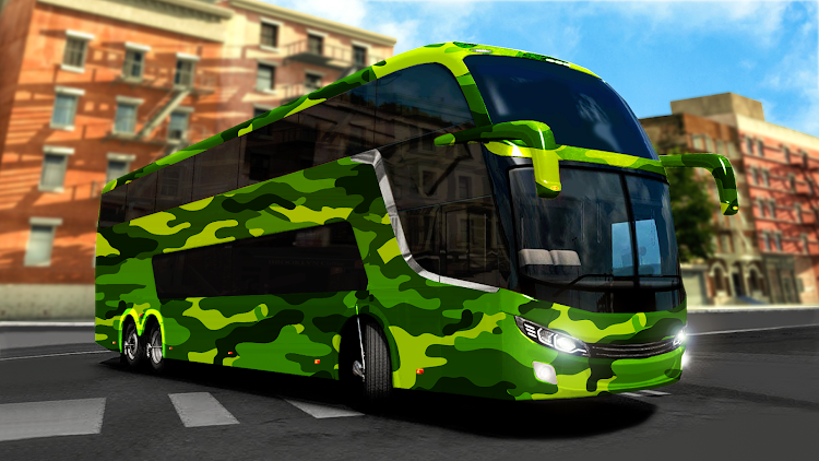 #2. Army bus game Army Bus driving (Android) By: AUT GAMING STUDIO