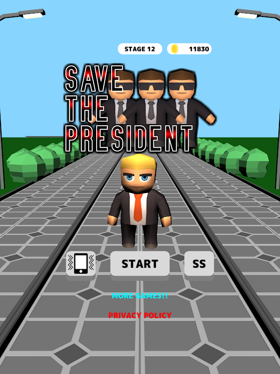 #6. Save The President (Android) By: uso8oo game