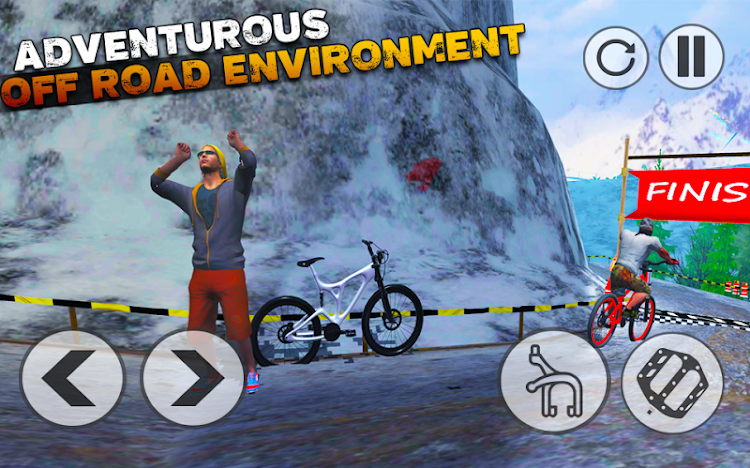 #5. BMX Cycle Games Bicycle Race (Android) By: TGame-Studio