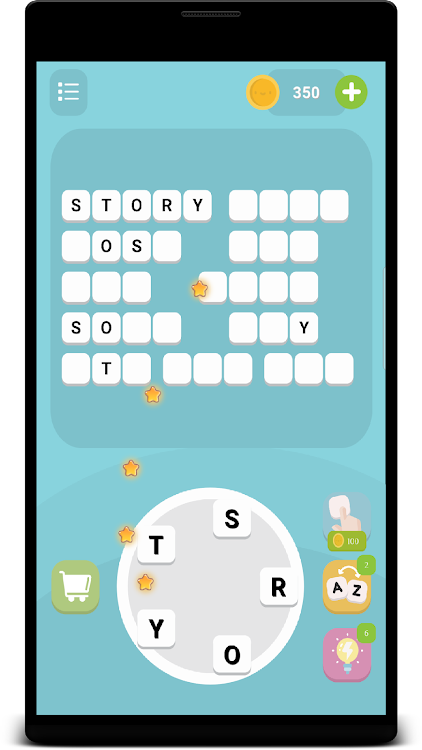 #2. Word Quest: Mini Crossword (Android) By: PocketStar