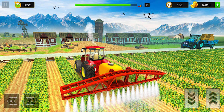 #4. Tractor Farm Simulator Games (Android) By: Origin Gamez