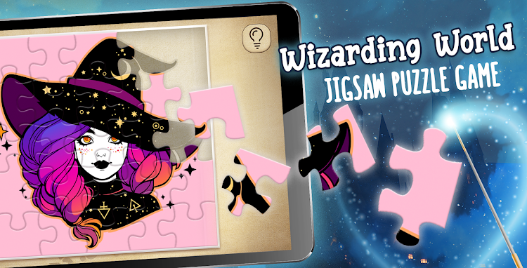 #7. Magic jigsaw puzzles offline (Android) By: Girls Photo Editor